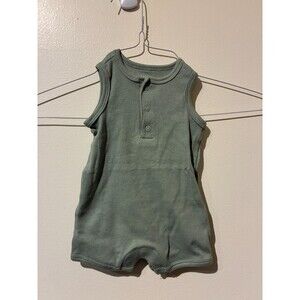 NWOT Carter's Little Planet Green Organic Cotton Romper - Newborn (NB)